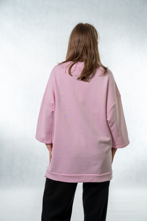Bluza damska COLETTE – Pudrowy Róż