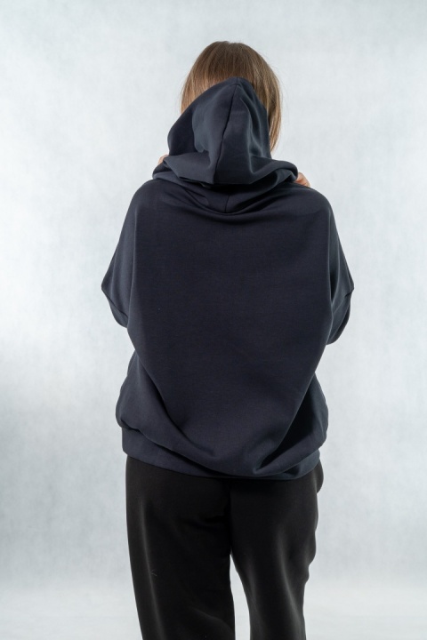 Bluza damska z kapturem COLETTE - Granatowa