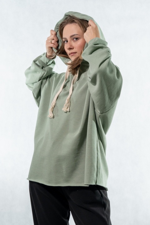 Bluza z kapturem COLETTE - Szałwia