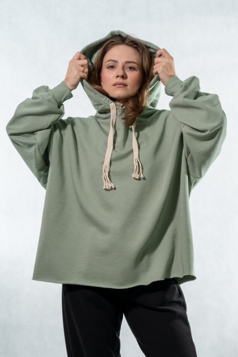 Bluza z kapturem COLETTE - Szałwia