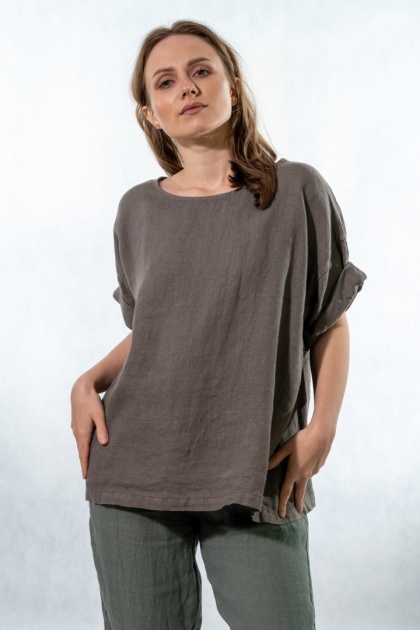 Bluzka Wendy Trendy 100% Len - Fango