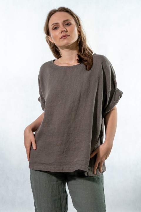Bluzka Wendy Trendy 100% Len - Fango