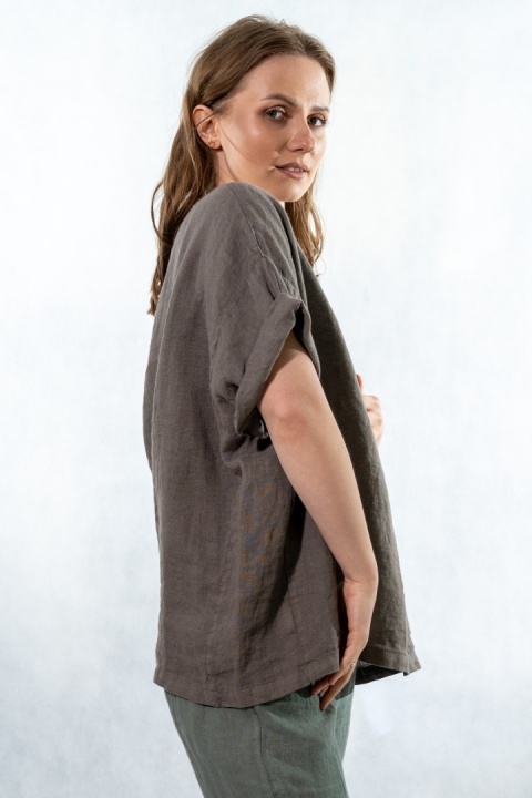 Bluzka Wendy Trendy 100% Len - Fango