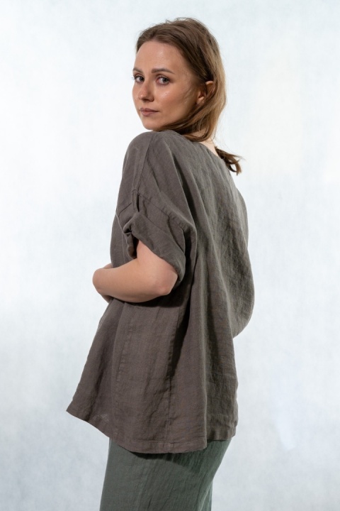 Bluzka Wendy Trendy 100% Len - Fango