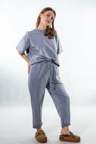 Komplet dekatyzowany Wiya - Steel Denim