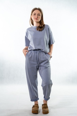 Komplet dekatyzowany Wiya - Steel Denim