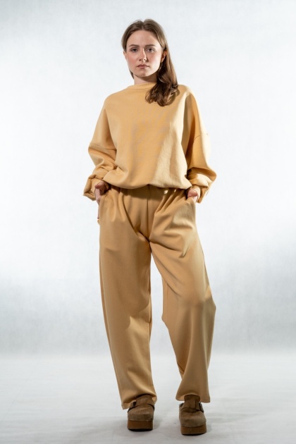 Komplet dresowy COLETTE – Bananowo-Musztardowy