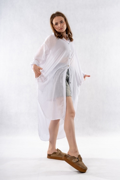 Koszula/Tunika Oversize Miho's - Biała