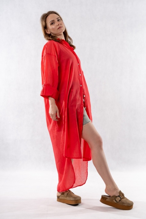 Koszula/Tunika Oversize Miho’s – Czerwona