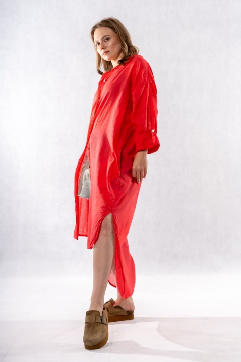 Koszula/Tunika Oversize Miho’s – Czerwona
