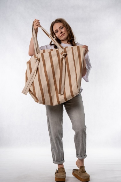 Torba shopper Lumina XXL - Ecru / beż
