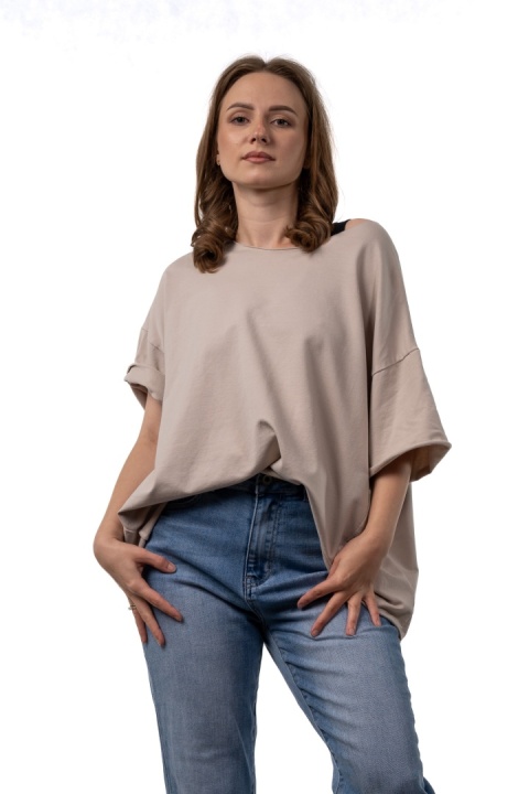 Bluzka surowa Wendy Trendy - Beżowa
