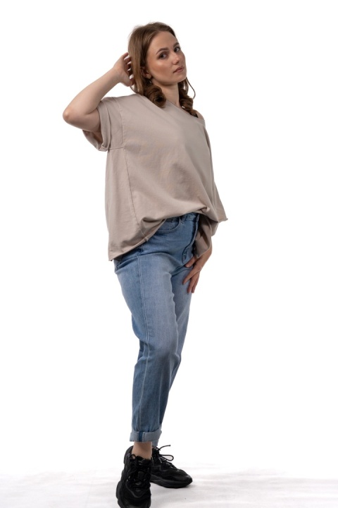 Bluzka surowa Wendy Trendy - Beżowa