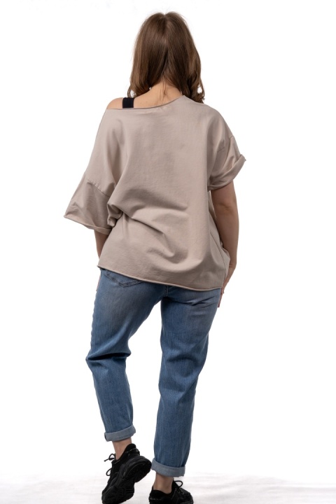 Bluzka surowa Wendy Trendy - Beżowa