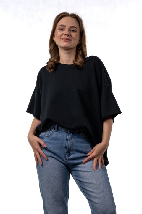 Bluzka surowa Wendy Trendy - Czarna
