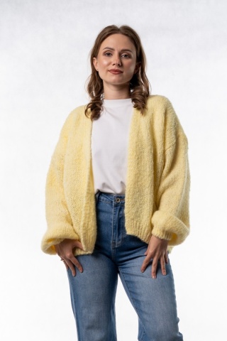 Kardigan Oversize CXL – Zółty