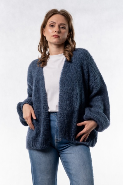 Kardigan Oversize CXL – Jeansowy