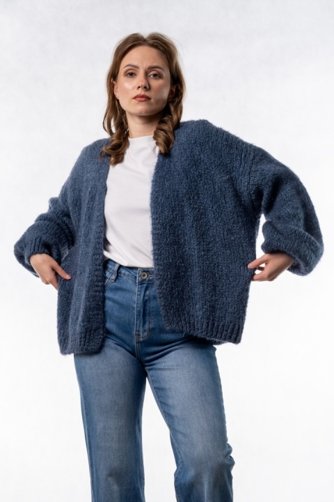 Kardigan Oversize CXL – Jeansowy