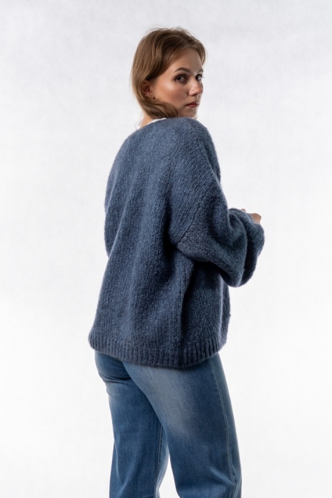Kardigan Oversize CXL – Jeansowy