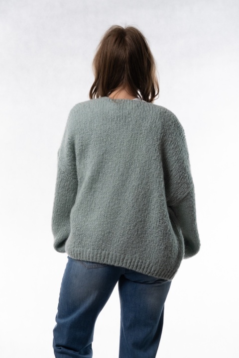 Kardigan Oversize CXL – Miętowy