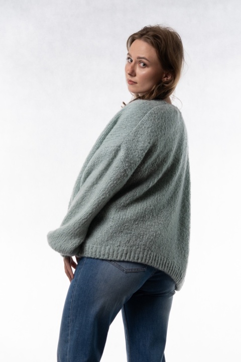 Kardigan Oversize CXL – Miętowy