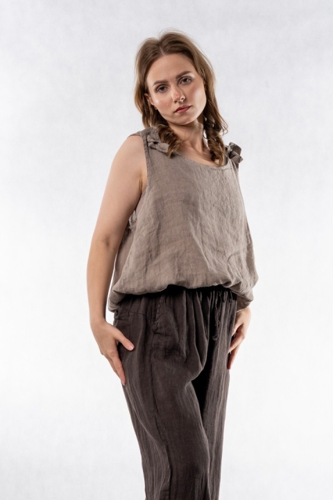 Lniany top Wiya - Fango