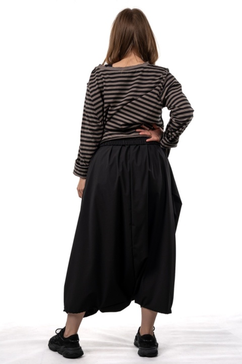 Spódnico - Spodnie Wendy Trendy z zakładkami