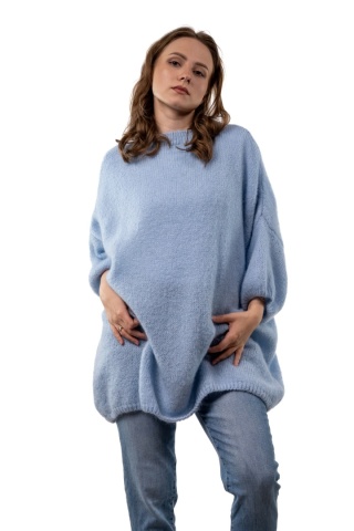 Sweter CXL Premium Mohair – Baby Blue