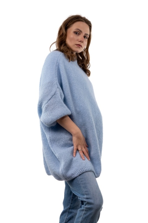 Sweter CXL Premium Mohair – Baby Blue