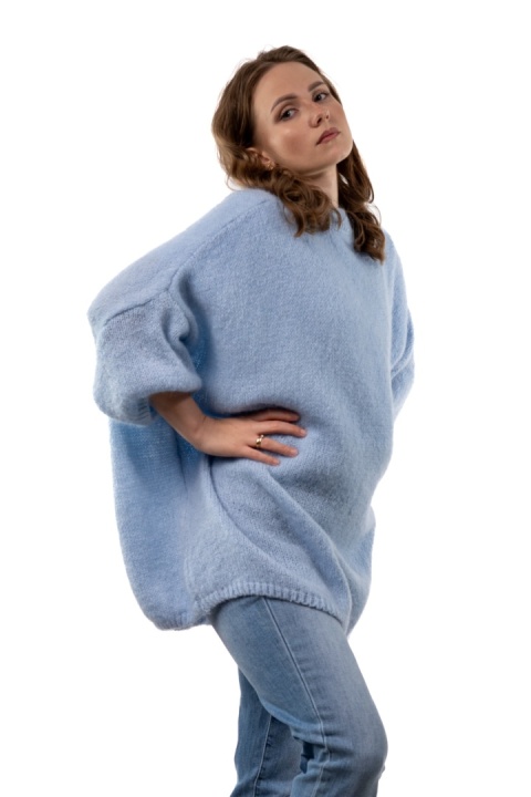 Sweter CXL Premium Mohair – Baby Blue