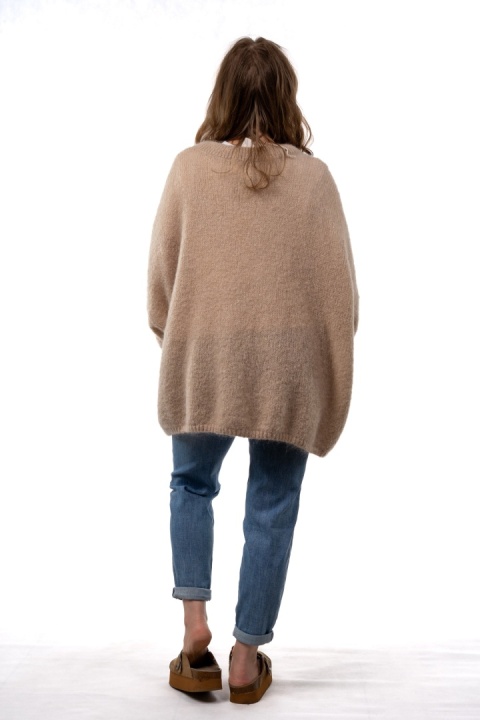 Sweter CXL Premium Mohair – Ciepły Beż