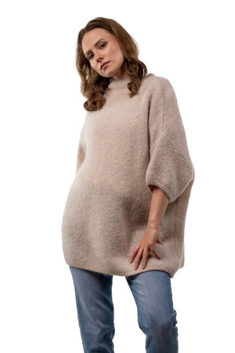 Sweter CXL Premium Mohair – Jasny Beż