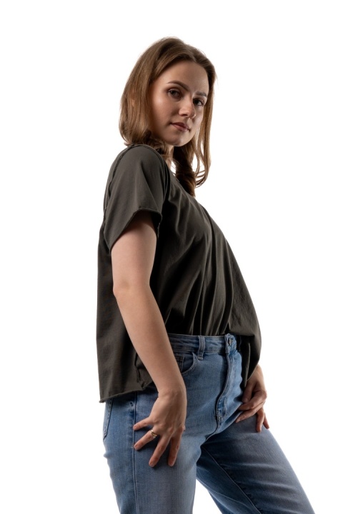 T-shirt Wendykei Oversize - Khaki/Oliwkowy
