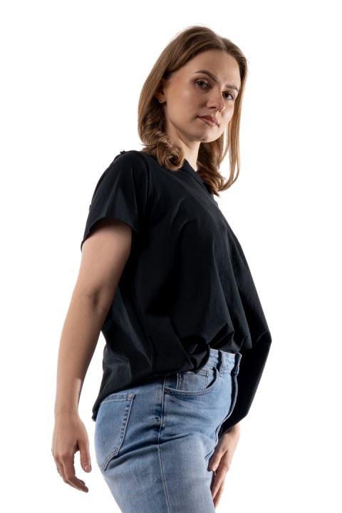 T-shirt Wendykei Oversize – Czarny