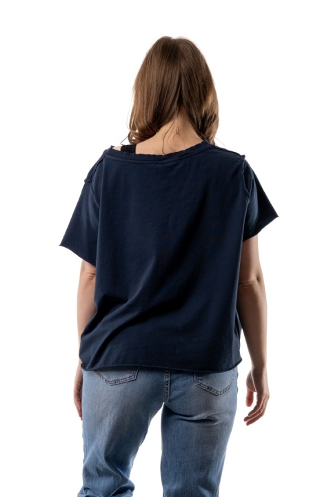 T-shirt Wendykei Oversize – Granaowy