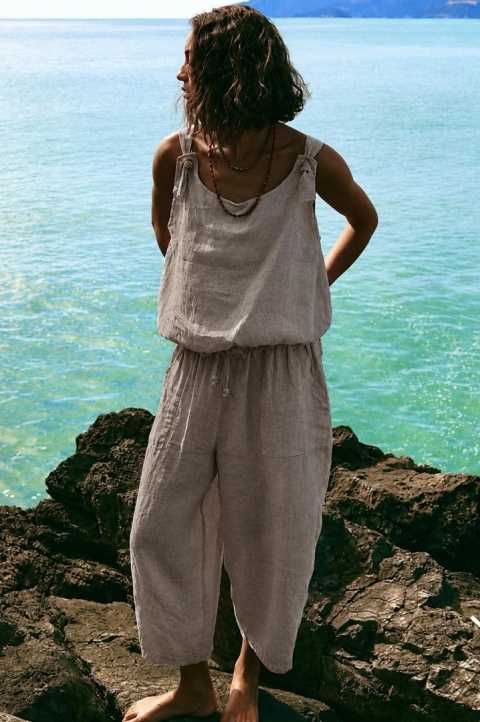 Lniany top Wiya - Fango