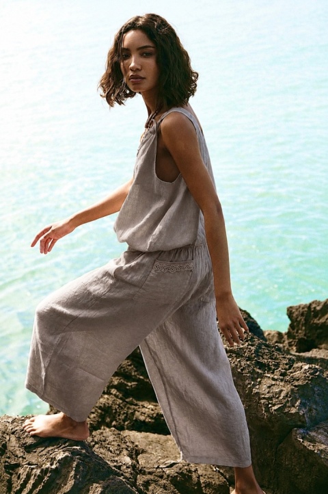 Lniany top Wiya - Fango