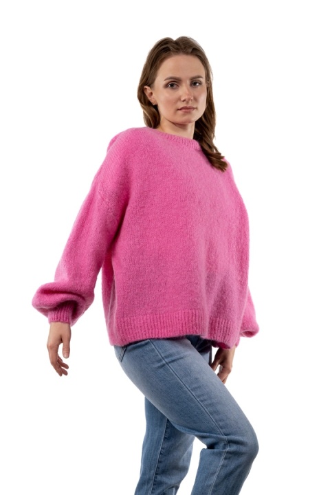 Sweter moherowy CXL Collection – Fuksja