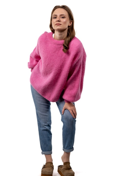 Sweter moherowy CXL Collection – Fuksja