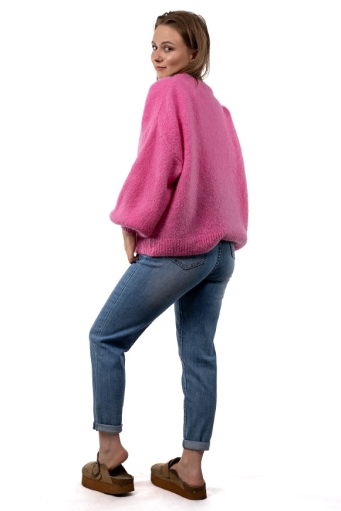 Sweter moherowy CXL Collection – Fuksja