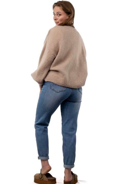Sweter moherowy CXL Collection – Beżowy