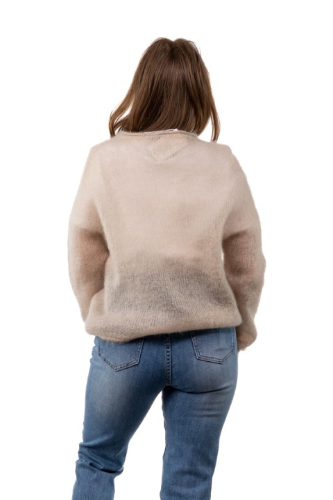 Sweter Kid Mohair Premium – Beżowy
