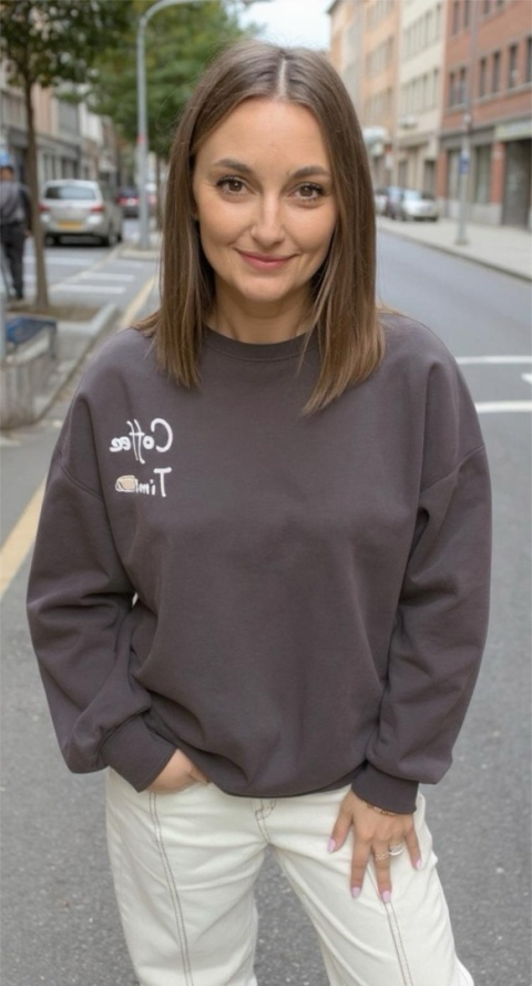 Bluza Coffe Time Czekolada Bluza Coffe Time Czekolada