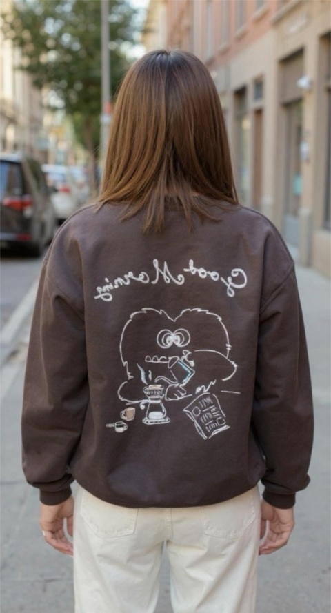 Bluza Coffe Time Czekolada Bluza Coffe Time Czekolada