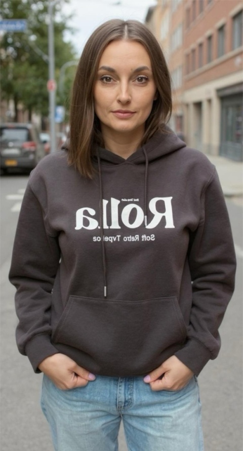 Bluza z kapturem ROLLA Czekolada Bluza z kapturem ROLLA Czekolada