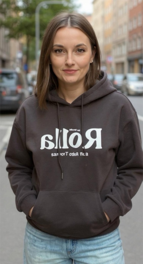 Bluza z kapturem ROLLA Czekolada Bluza z kapturem ROLLA Czekolada
