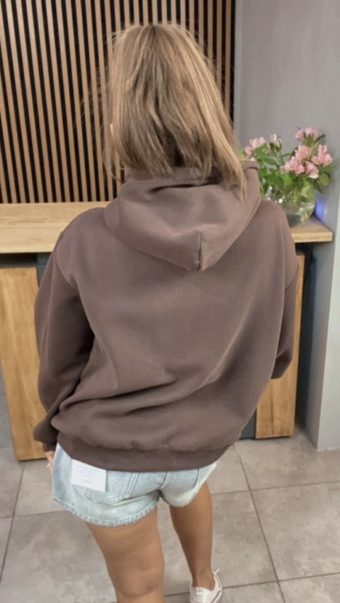 Bluza zapinana za zamek JOY Czekolada Bluza zapinana za zamek JOY Czekolada