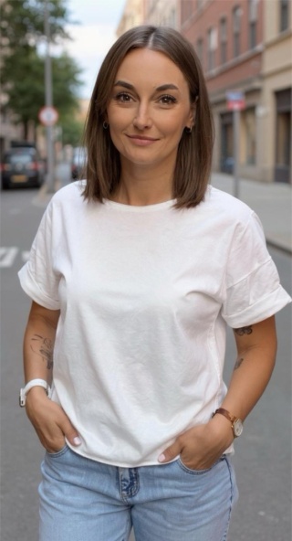 Bluzka surowa Wendy Trendy – Biała