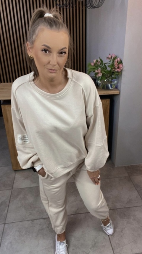 Komplet bawełniany Azara – Beżowy Komplet bawełniany Azara – Beżowy