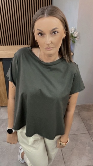T-shirt Wendykei – Brąz Oliwkowy